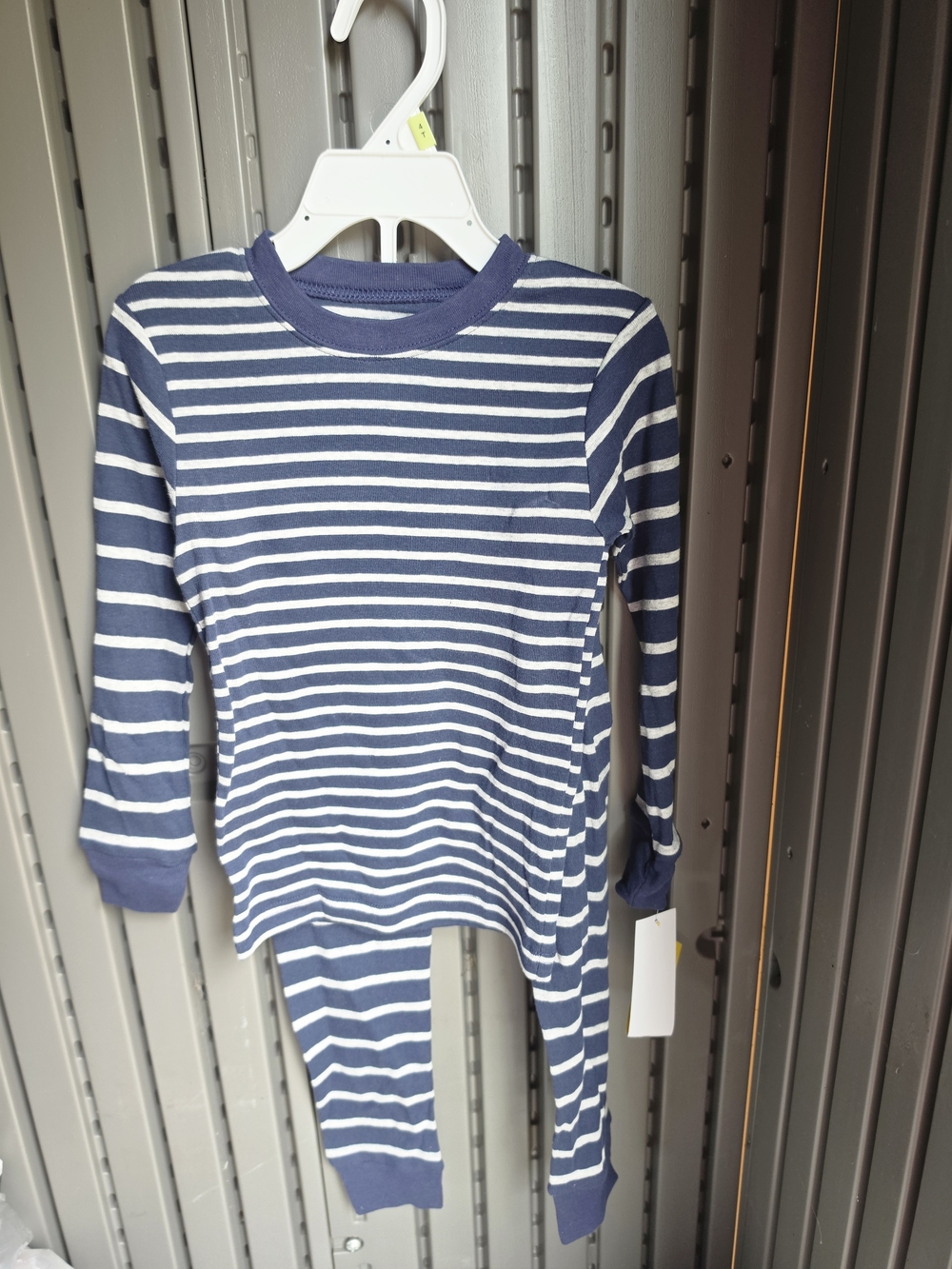 Carter's Navy & White Striped Kids Pajama Set